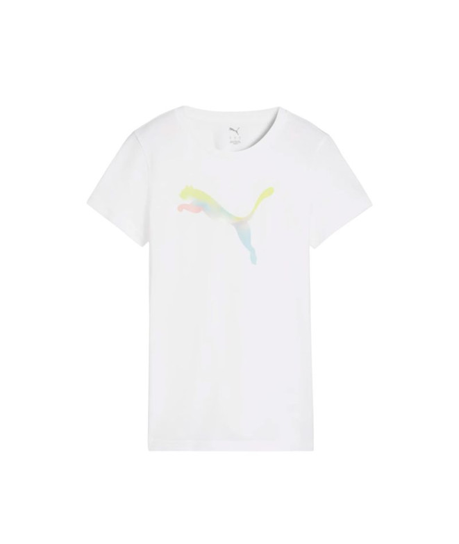 T-shirt Puma Graphic Gradient, Blanc, Femme