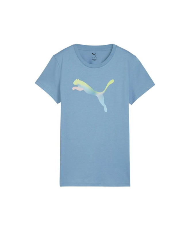 T-shirt Puma Graphic Gradient, Cool Blue, Femme