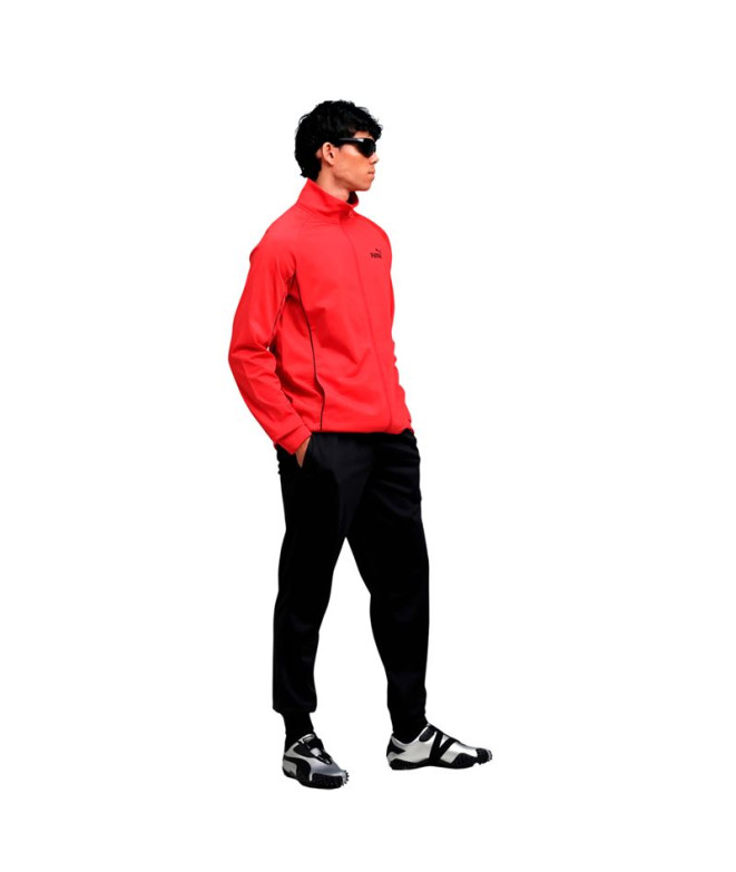 Survêtement Puma Poly Piping Sui Rouge Homme