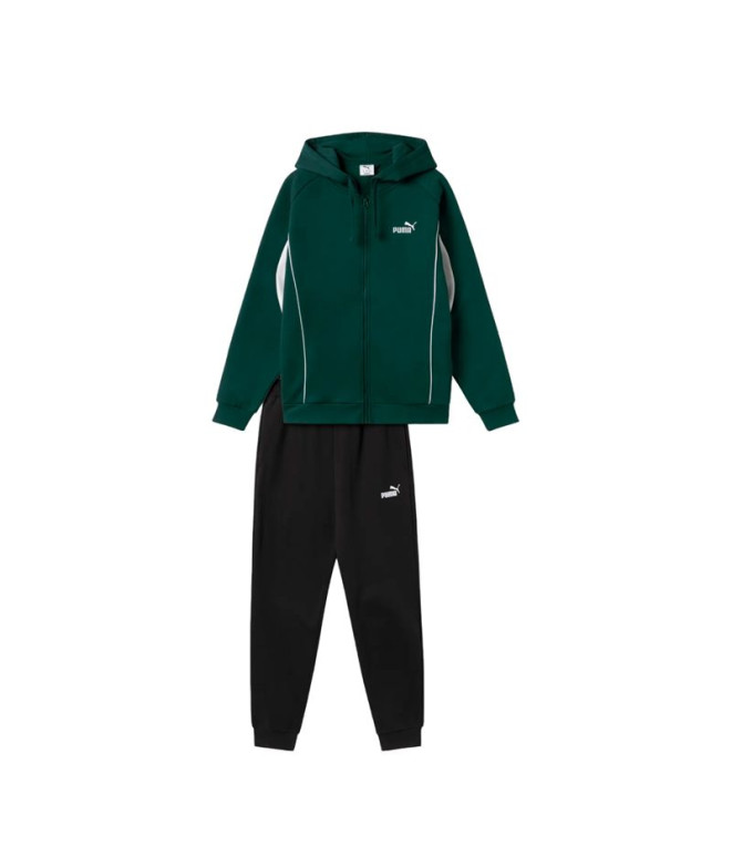 Chándal Puma Sport Hooded Fz Verde Terrain Hombre