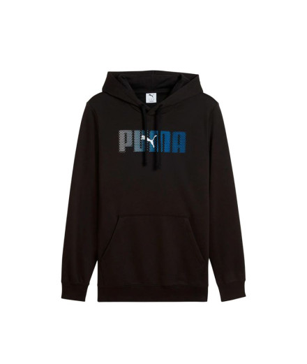 Moletom Puma Essentials Logo Lab em Preto Homem