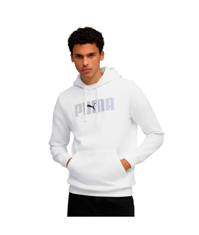 Sweat Puma Essentials Logo Lab en Blanc Homme