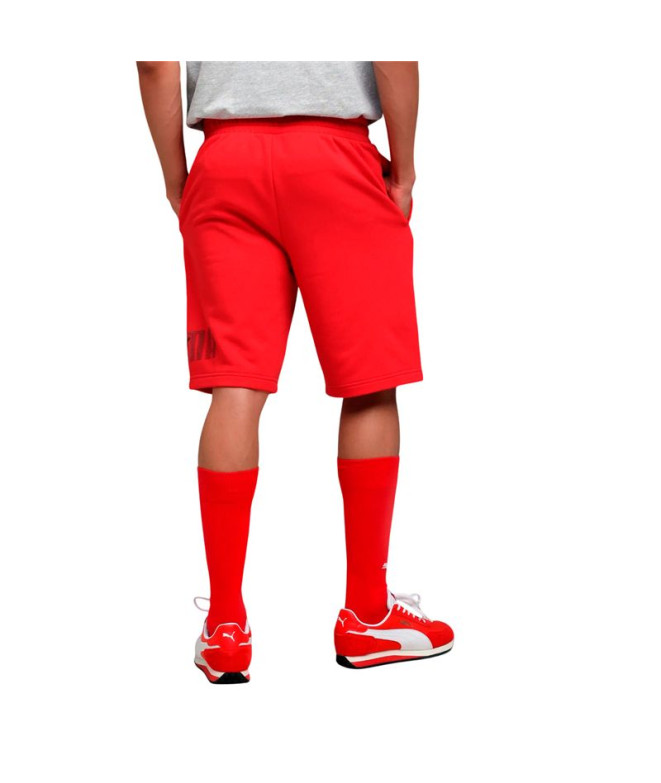 Calça Puma Essentials Logo Lab Vermelho Homem