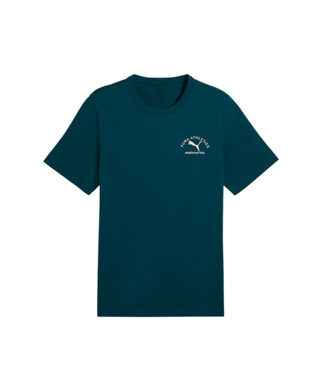 T-shirt Puma Class Graphic Vert Terrain Homme