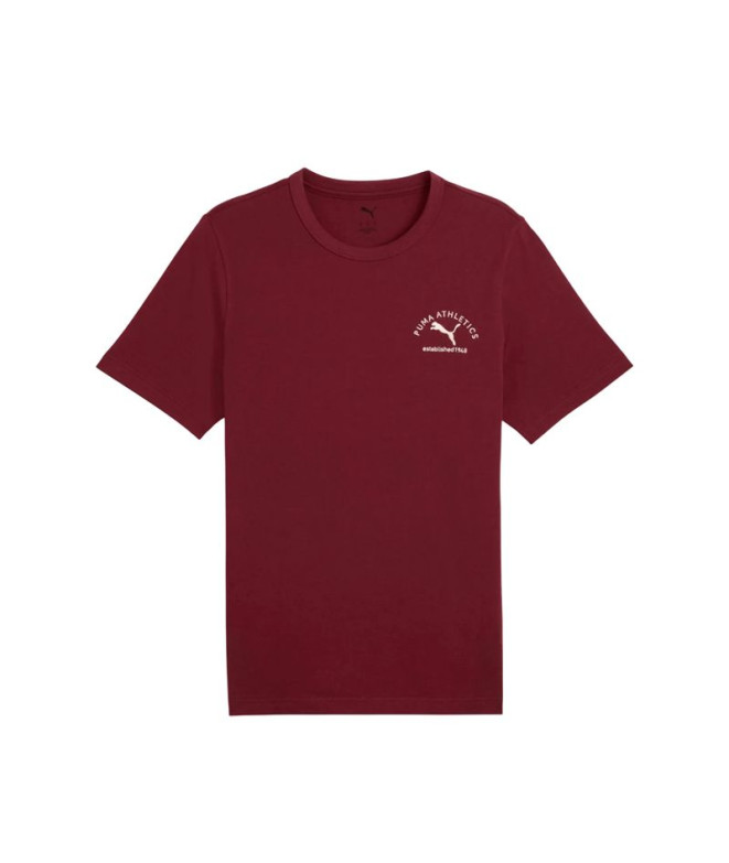 T-shirt Puma Class Graphic Grenat Homme