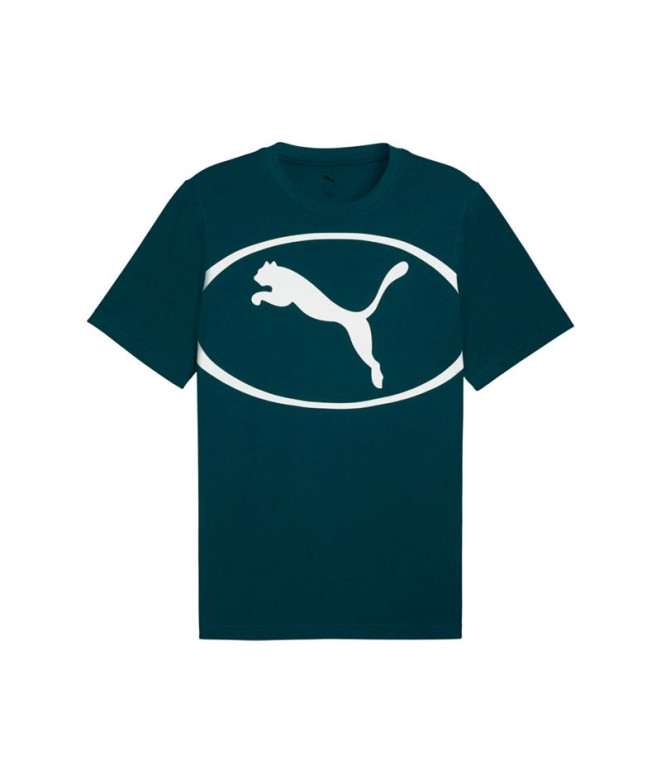 Camiseta Puma Sport Graphic Verde Terrain Hombre