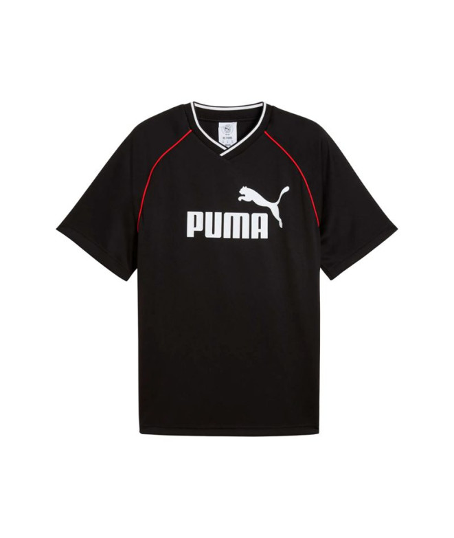 Camiseta Puma Essentials Football Negro Hombre