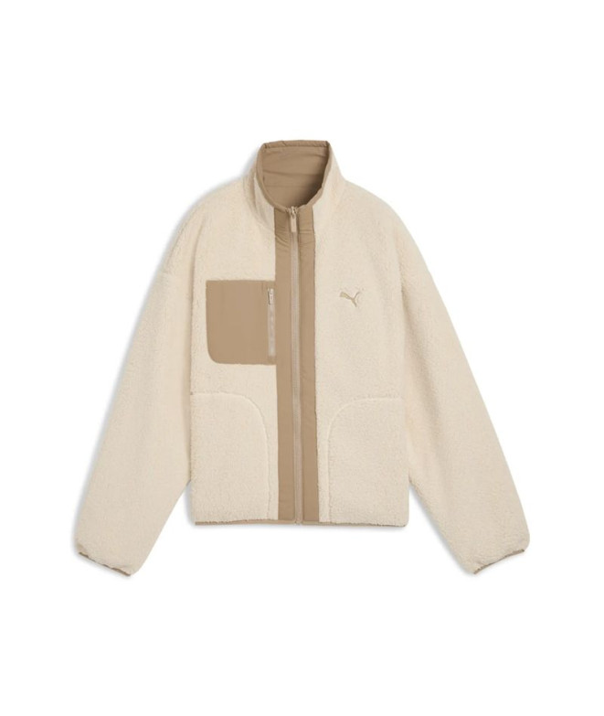 Chaqueta Puma Reversible Hybrid Sh Mujer Beige
