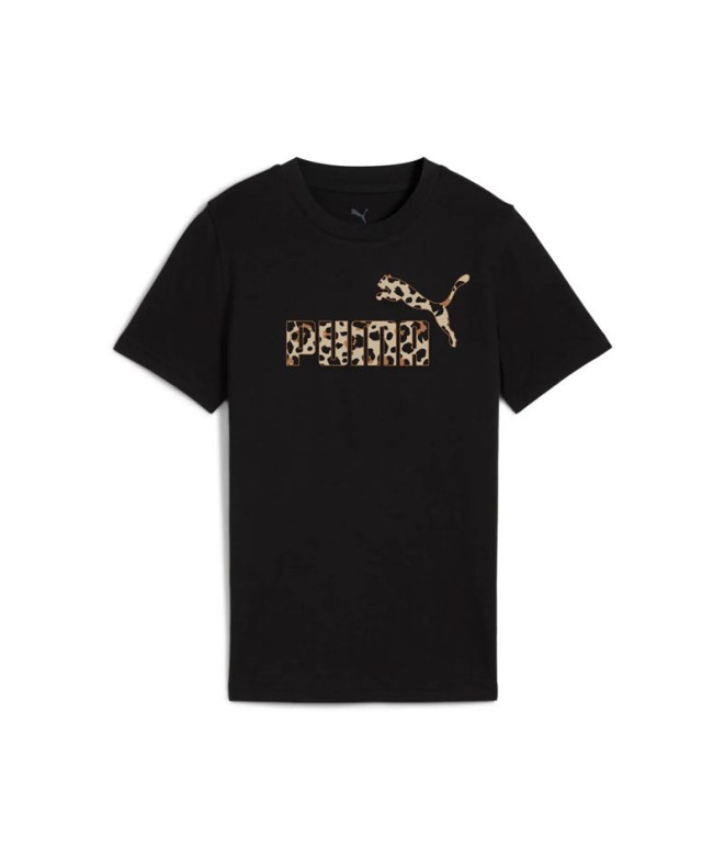 T-shirt Puma Essentials Graphic Animal G Fille Noir