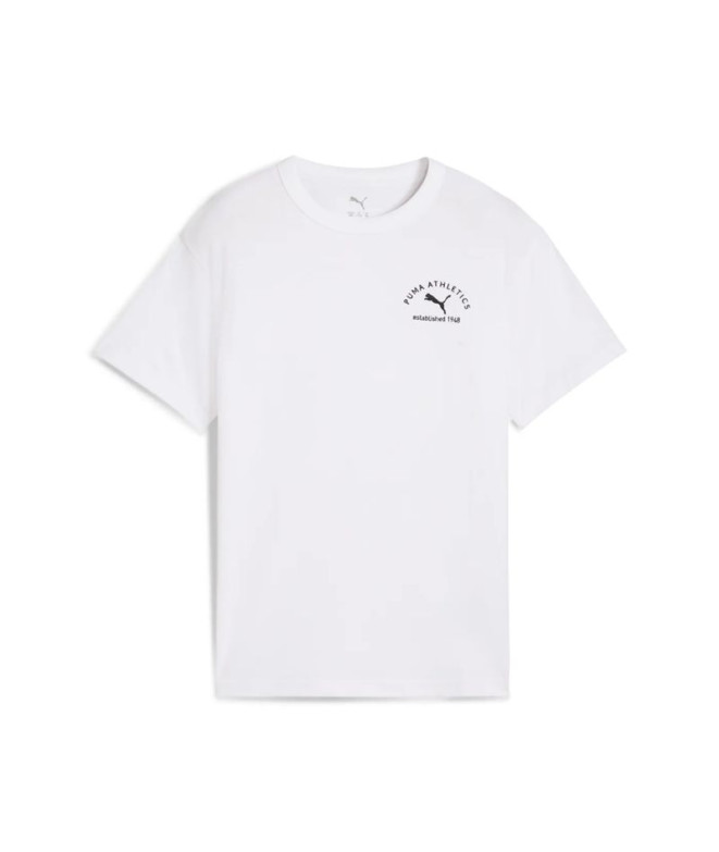 T-shirt Puma Class Relaxed Fille Blanc