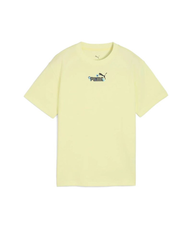 Camiseta Puma Essentials Nature 2.0 Relax Niña Gold Moon
