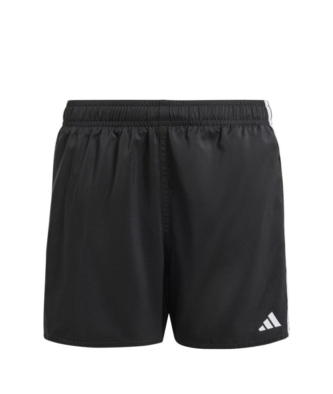 Bañador de Natación adidas 3 Bandas Shorts By Infantil Negro/Blanco