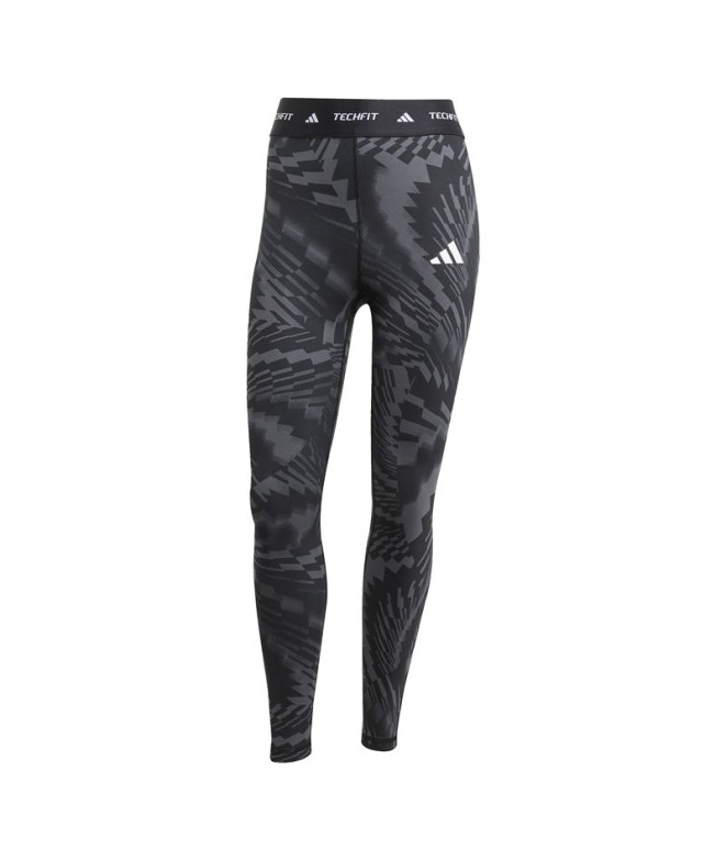 Malhas de Fitness adidas Tf Print 7/8 L Mulher Cinza