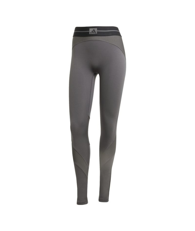 Malhas de Fitness adidas Hyg Rib 1/1 L Mulher Cinza