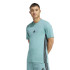 Camiseta adidas 3 Bandas Sj Hombre Azcepo / Negro