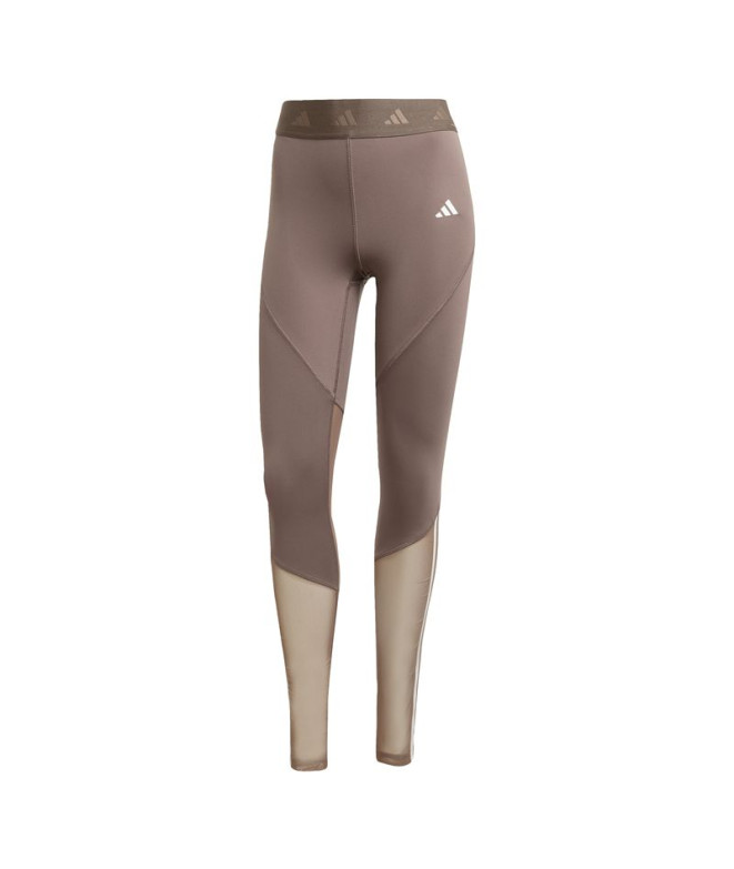 Malhas de Fitness adidas Hyglm 1/1 L Mulher Marrom