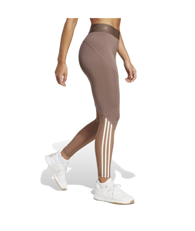 Malhas de Fitness adidas Hyglm 1/1 L Mulher Marrom