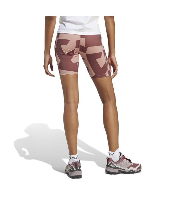 Pantalons de Montagne adidas Wmt 8In Aop Femme...