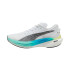 Zapatillas de Running Puma Deviate Nitro 3, Blanco-Mint Mel Hombre