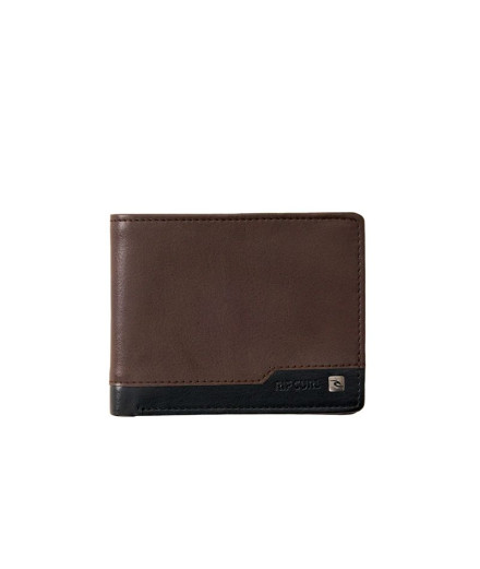 Cartera Rip Curl Ridge Pu All Day Hombre Marrón/Negro