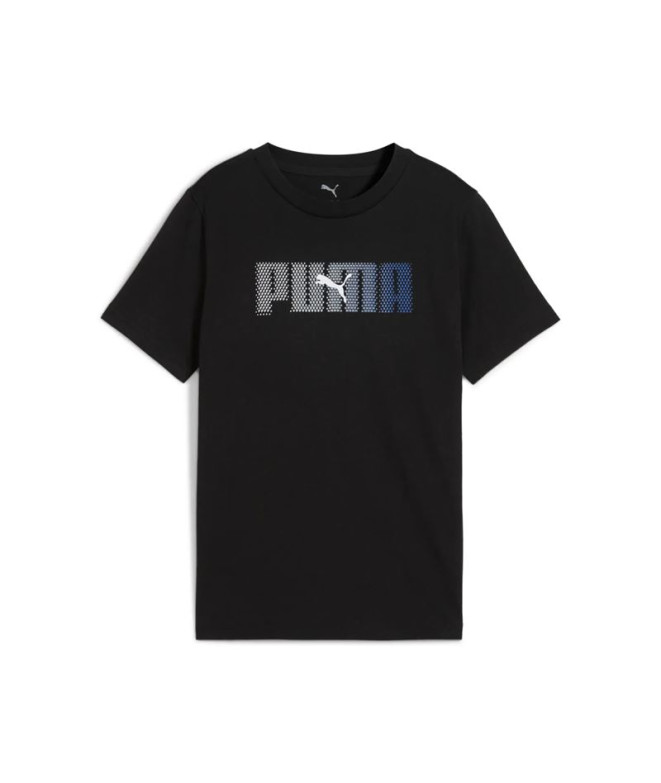 T-shirt Puma Essentials Logo Lab B Enfant Noir