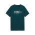 Camiseta Puma Essentials Logo Lab B Infantil Verde Terrain