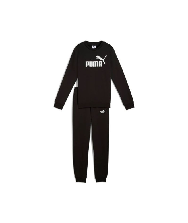Survêtement Puma Essentials No.1 Logo Crew S Enfant Noir