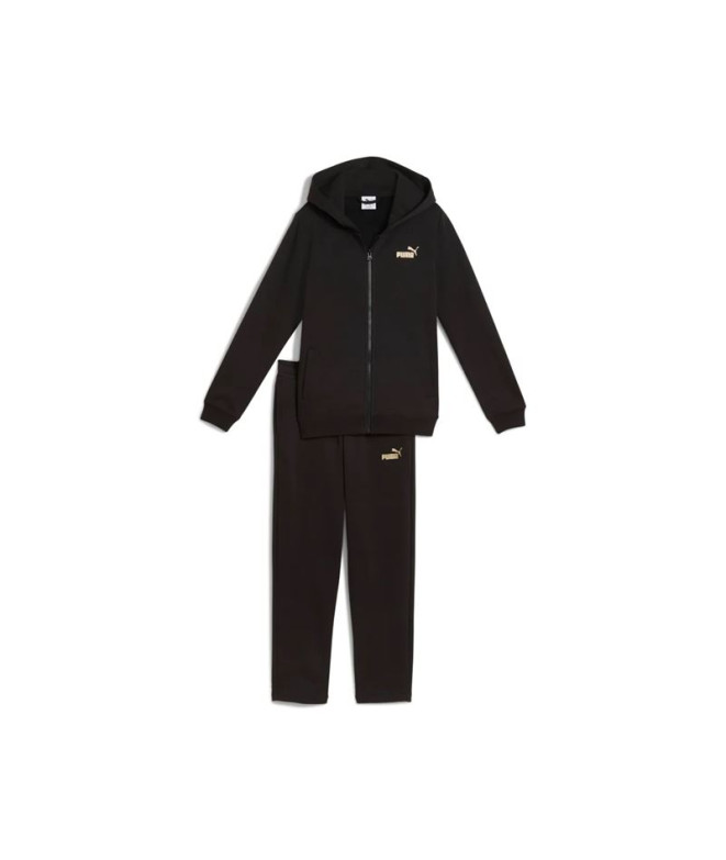 Survêtement Puma Metallic ded Swea Fille Noir