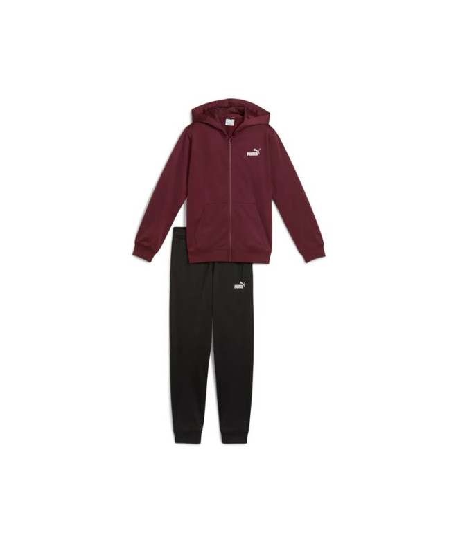 Chándal Puma ded Full-Zip Poly Infantil Ruby Shimmer