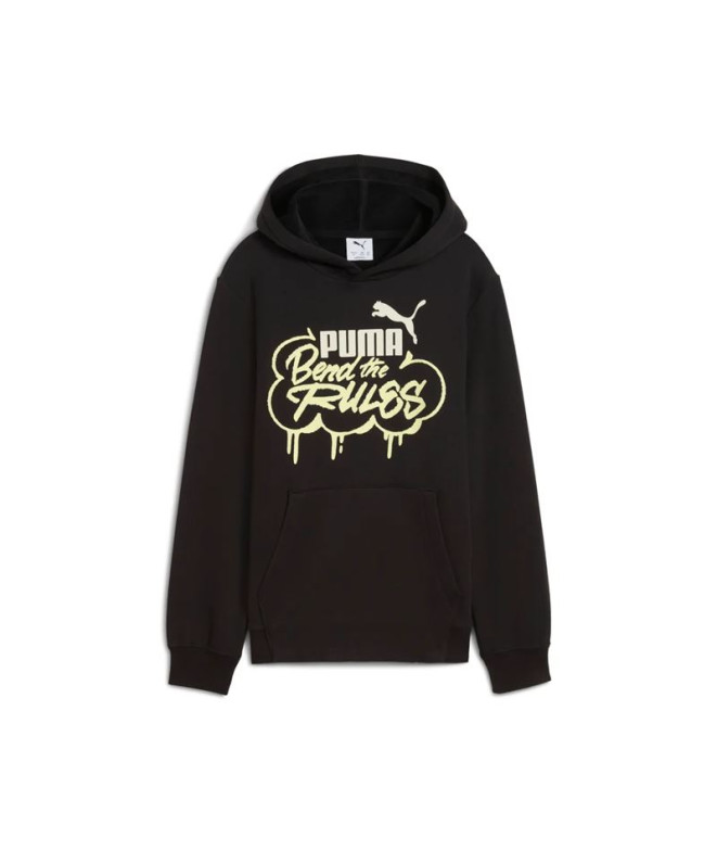 Sudadera Puma Mid90S die Fl B Infantil Negro