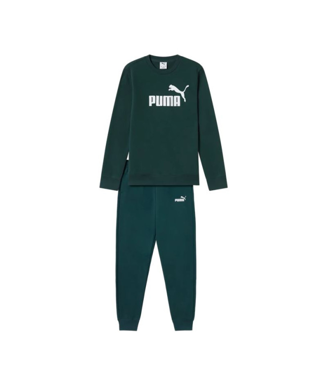 Survêtement Puma Essentials No1 Logo Suits Enfant Vert Terrai