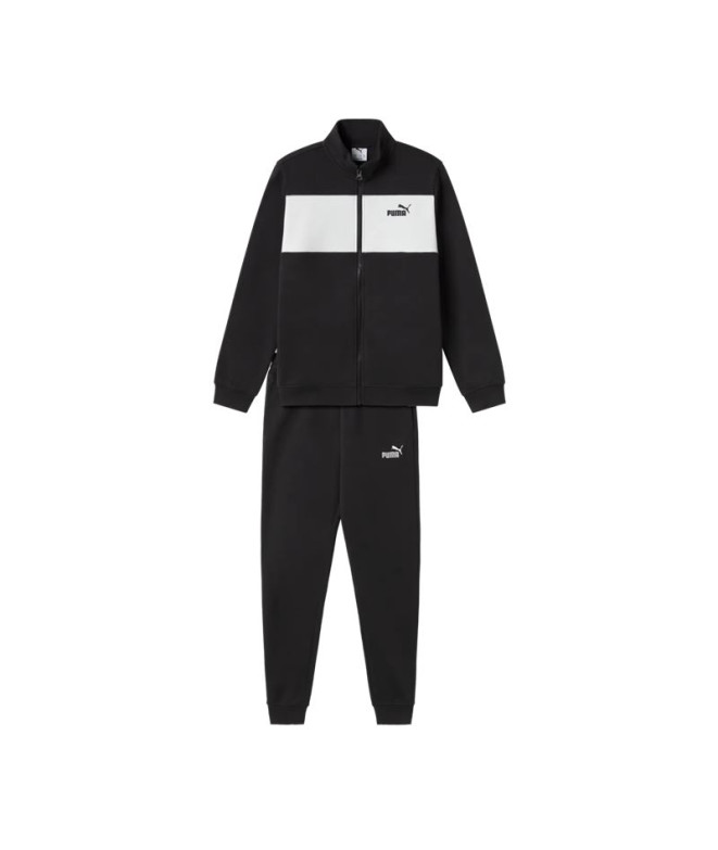 Fato de treino Puma Ess Sweat Suit Fz Fl Infantil Preto
