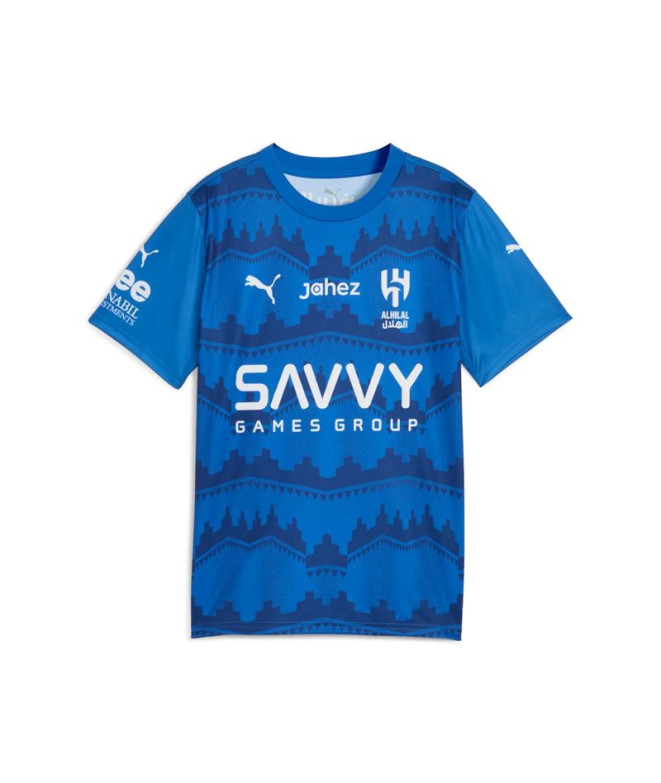 T-shirt de Football Puma Ahsfc Home Fan Jersey Enfant Bleu Intense/Blazing Bleu