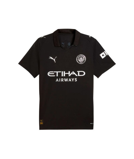 Camiseta de Futebol Puma Manchester City Away Rep, Preto,...