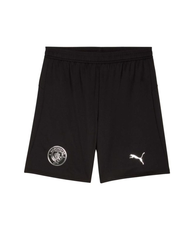 Pantalón de Fútbol Puma Manchester City s Replica, Negro, Hombre
