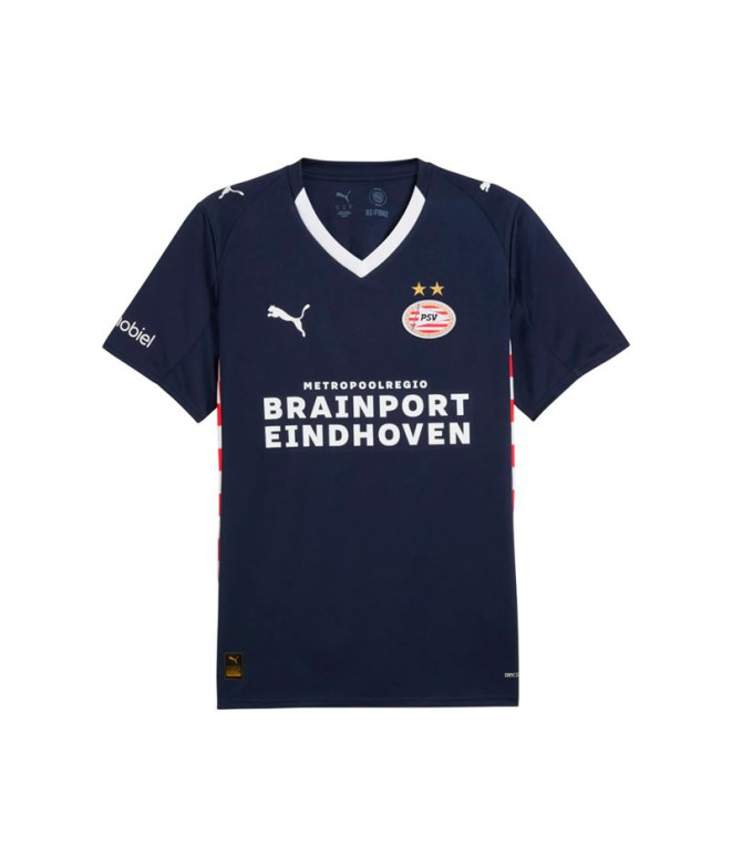 T-shirt de Football Puma Psv Away Jersey Repl Navy Homme