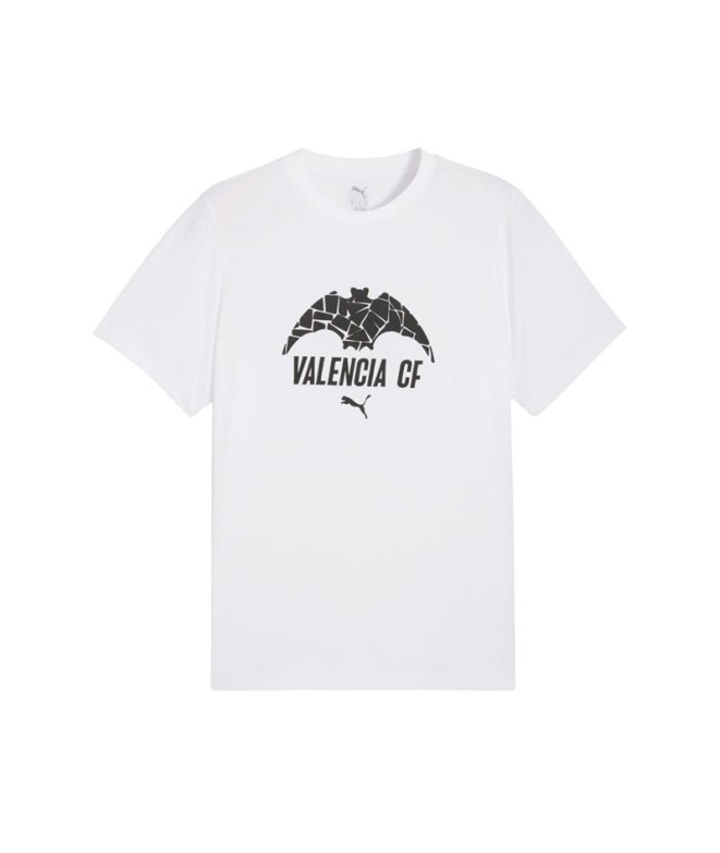 T-shirt de Football Puma Valencia C.F. Ftblculture , Blanc, Homme