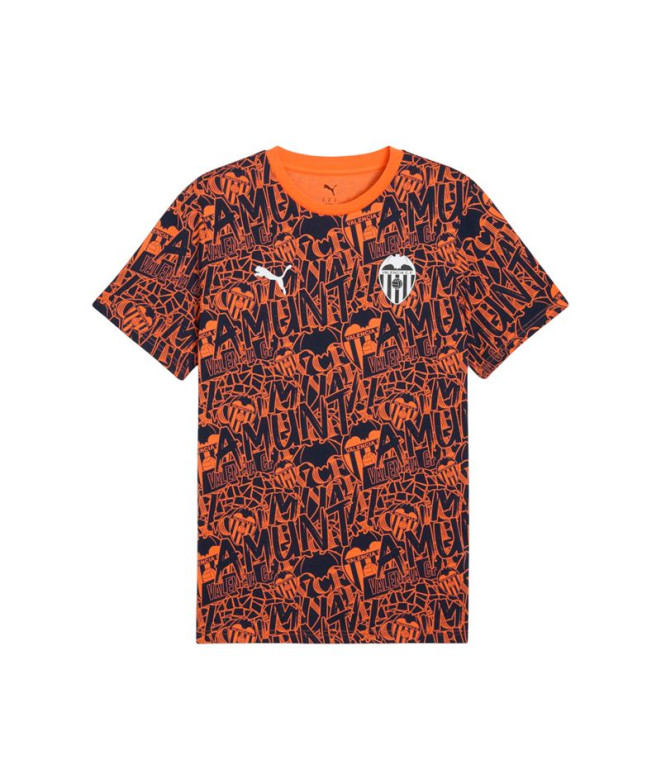 T-shirt de Football Puma Valencia C.F. Ftblculture , Navy-Ricki, Homme