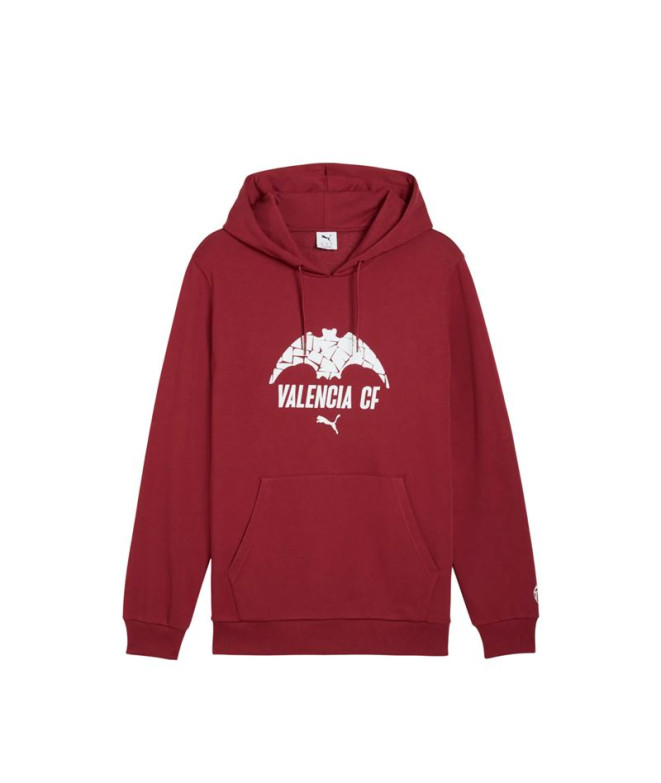 Sudadera de Fútbol Puma Valencia C.F. Ftblculture d,Team Regal Rojo, Hombre