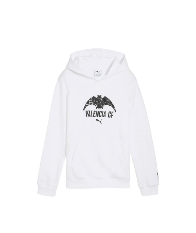 Sudadera de Fútbol Puma Valencia C.F. Ftblculture d, Blanco, Infantil