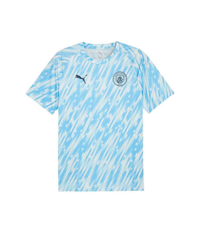T-shirt de Football Puma Manchester City Warm Up, Silver Sky, Homme