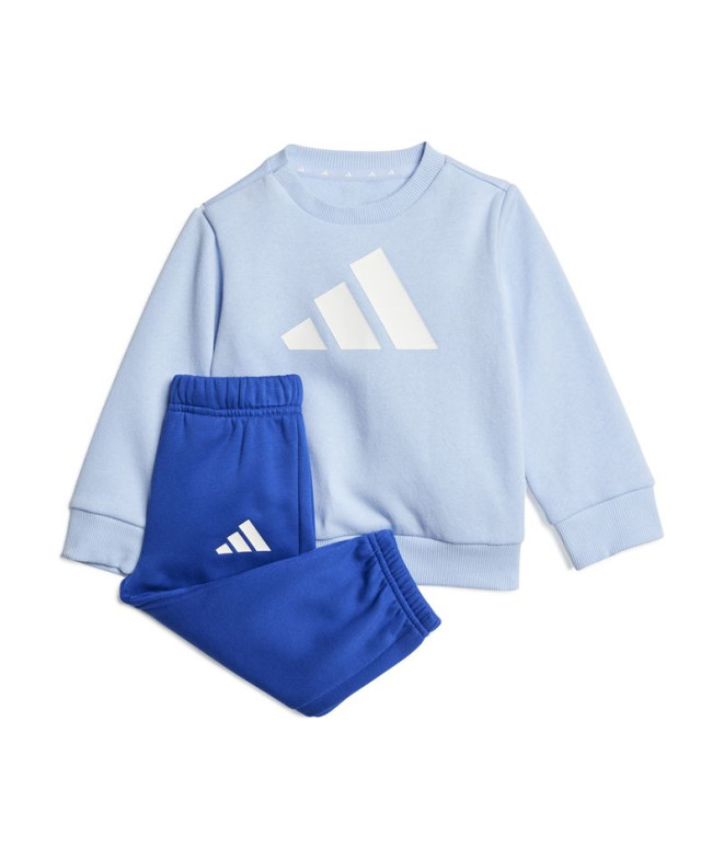 Pantalons adidas I Bl Fl Jog 240 Bébés Bleu/Blanc