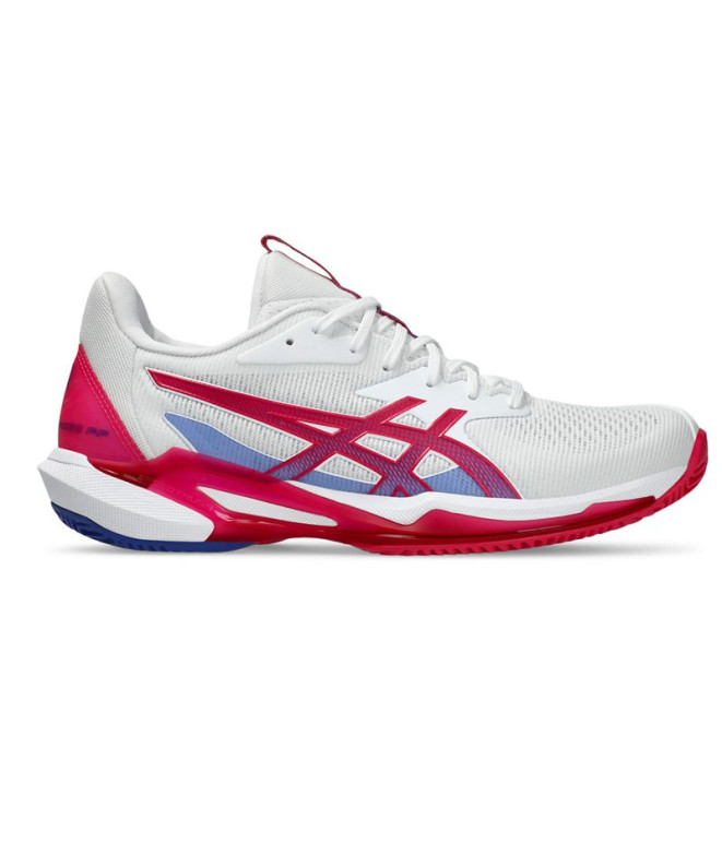 Zapatillas de Tenis ASICS Solution Speed Ff 3 Clay Mujer Blanco/Rosa