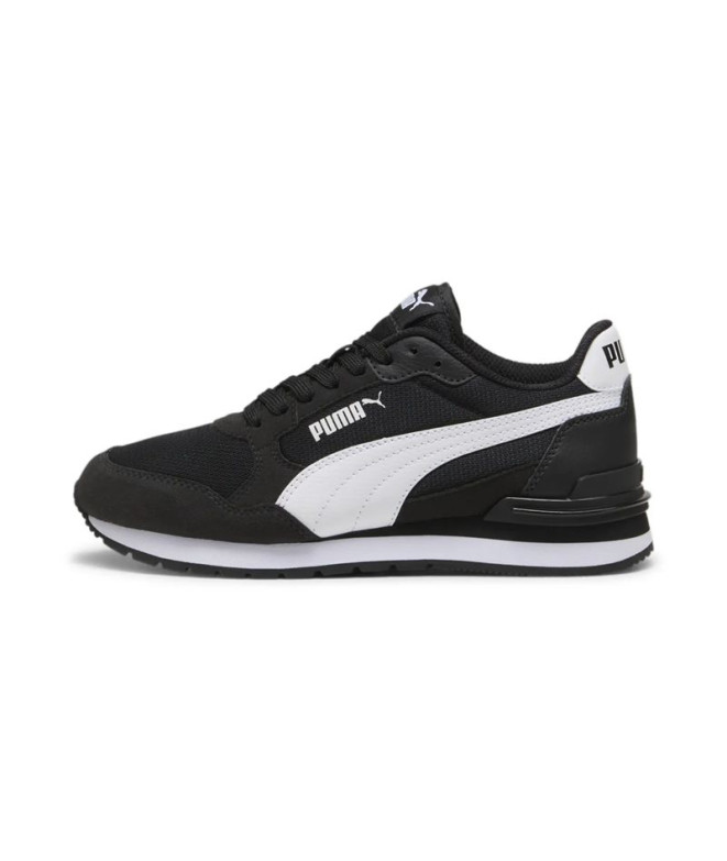 Chaussures Puma St Runner V4 Mesh Enfant Noir/Blanc
