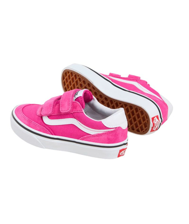 Chaussures Vans Brooklyn Ls V Cnvs Fuchsia Enfant