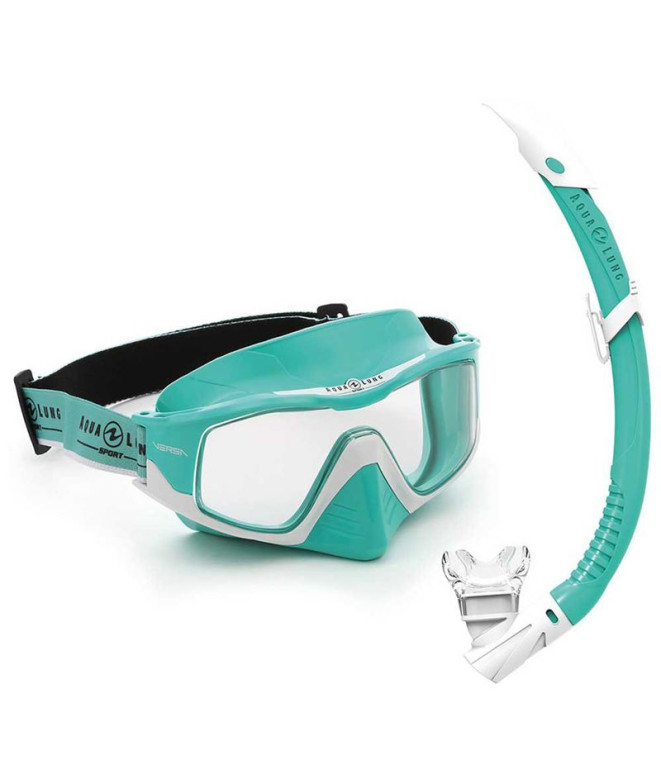 Snorkel Combo Aqua Lung Sport Versa Turquoise