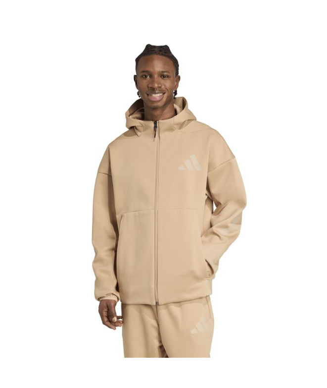Casaco adidas Z.N.E. Fz Homem Marrom