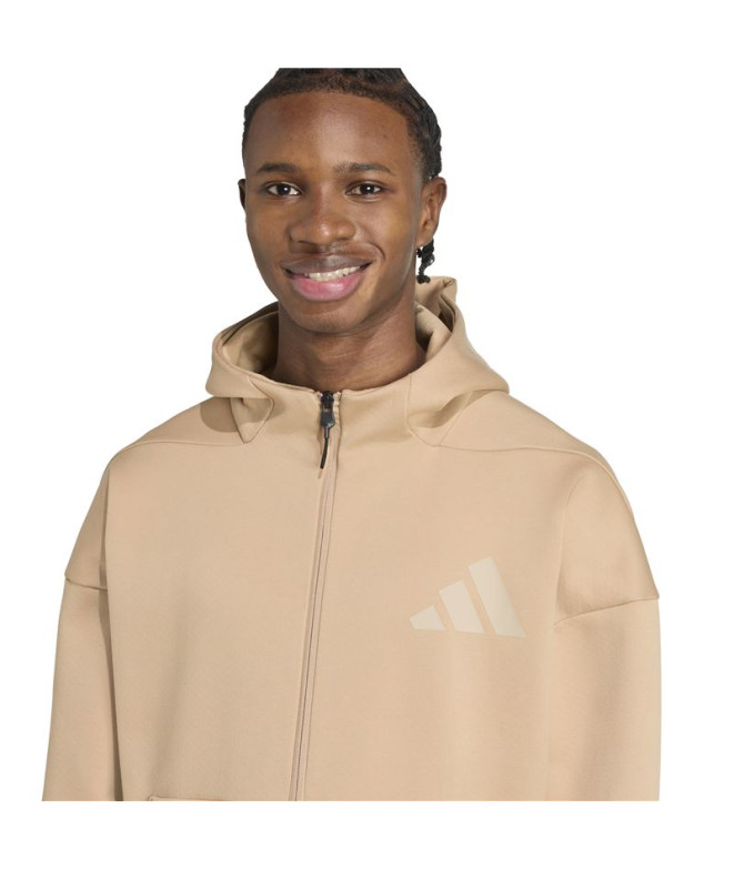 Chaqueta adidas Z.N.E. Fz Hombre Marrón
