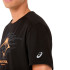 Camiseta de Running ASICS Fujitrail Logo Ss Top Homem Preto