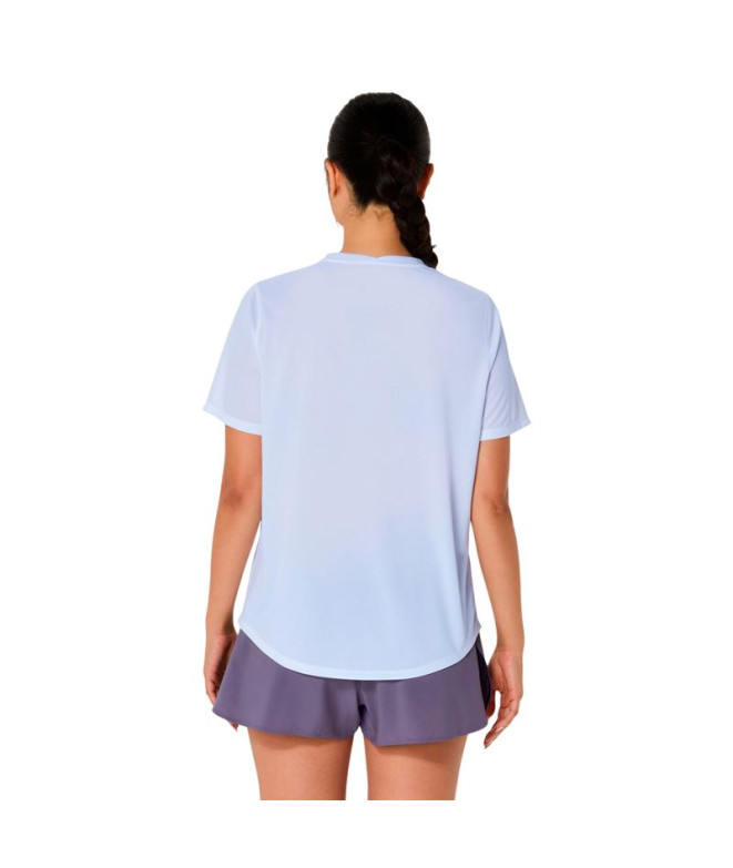 Camiseta de Running ASICS Core Ss Top Mulher Azul